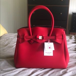 Red “Save My Bag”